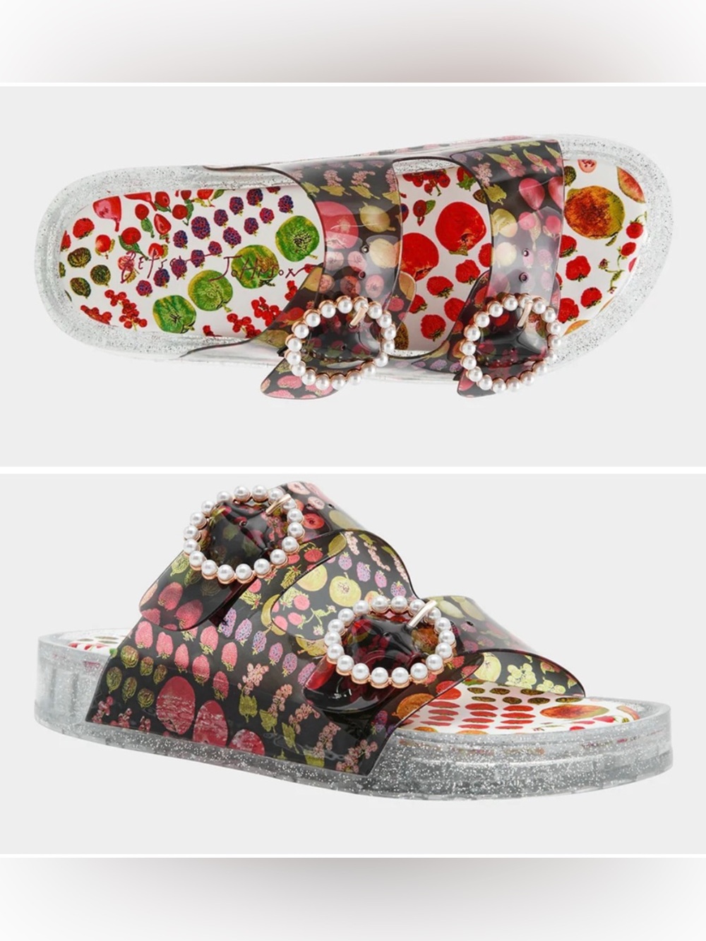 Betsey Johnson Landon Platform Jelly Sandals